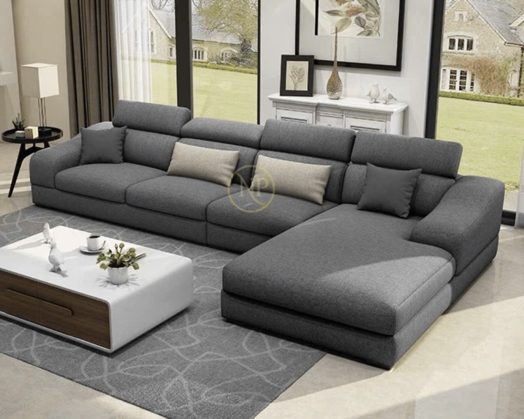 SOFA GÓC VẢI BỐ NP 156