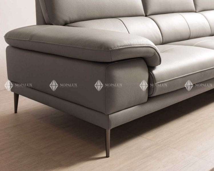 Sofa góc da 3 chỗ tựa liền NOPA 104G