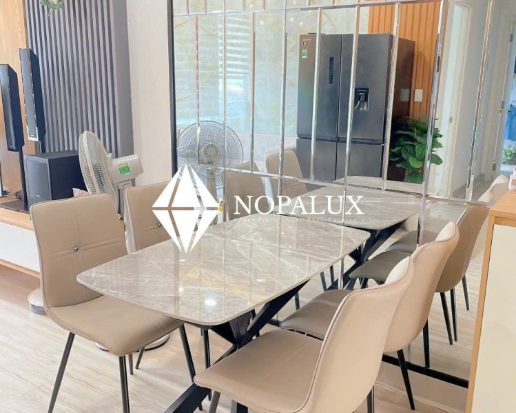BỘ BÀN ĂN 6 CHÂN GHẾ NP 06