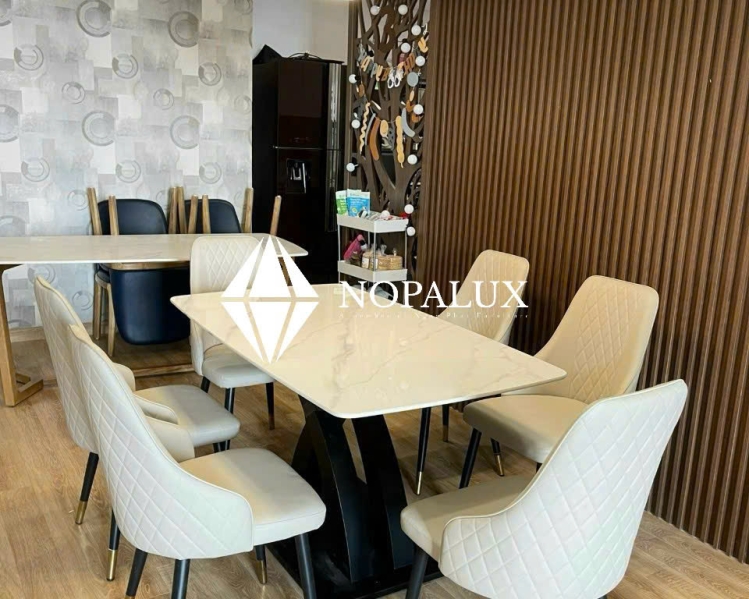 BỘ BÀN ĂN 6 CHÂN GHẾ NP 17