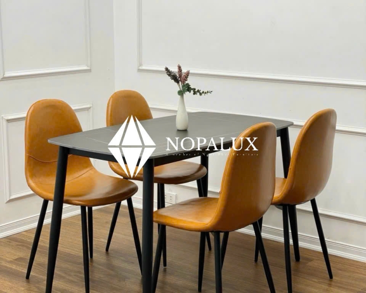 BỘ BÀN ĂN 4 CHÂN GHẾ NP 09